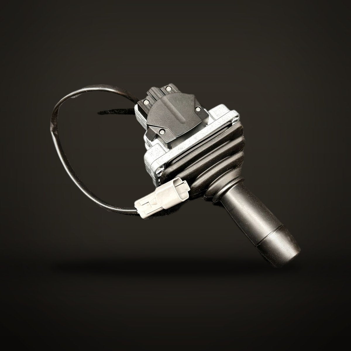 Analog control lever 1 axis with notch in end position