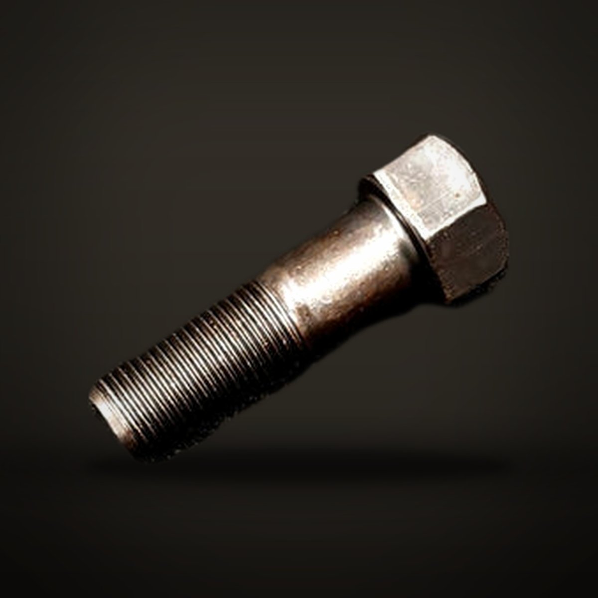 Screw with nut 1/2" / 3 ribs / B2