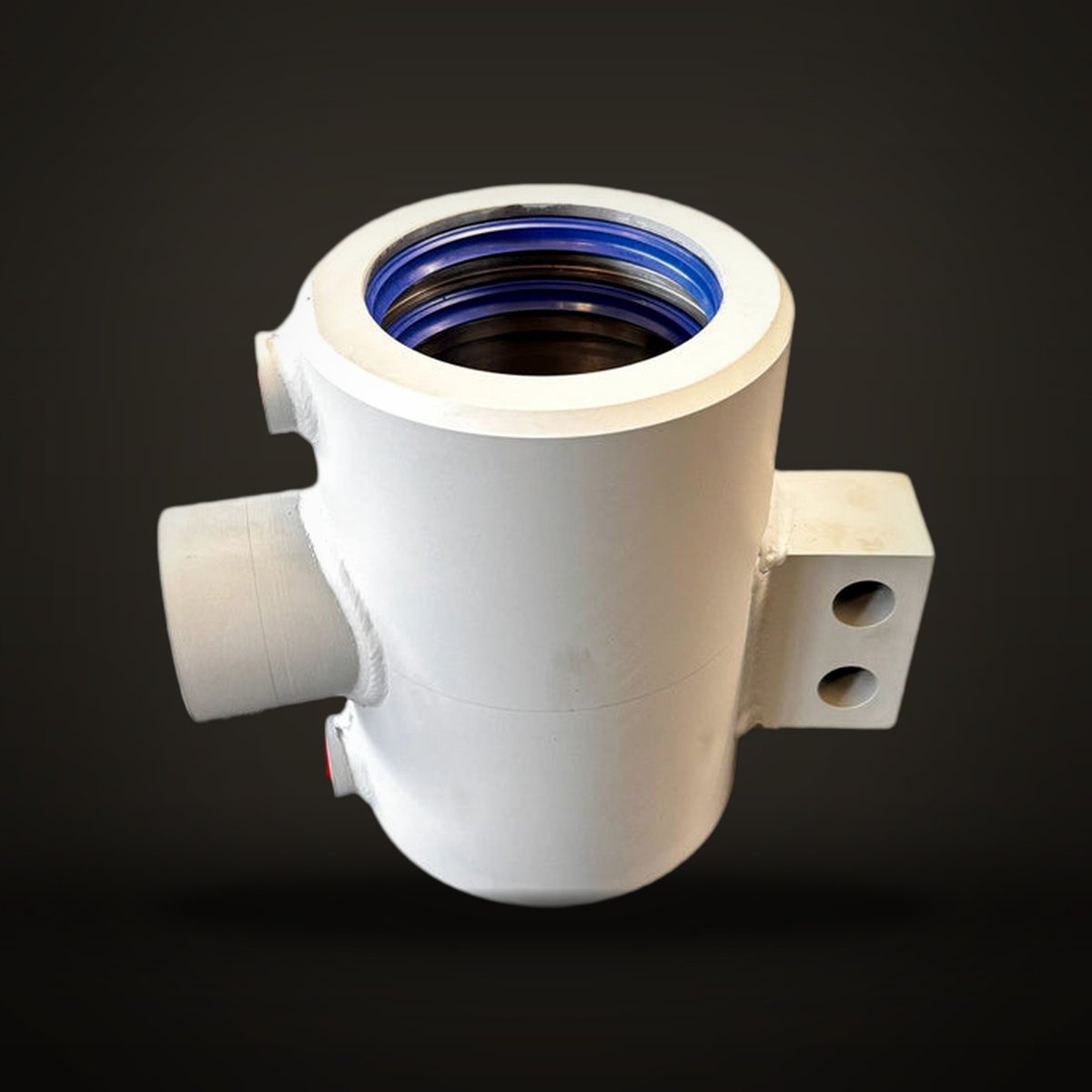 Flushing ring Ø100, 2 x grease nipples, 4 x seals, various inch connections 0951058