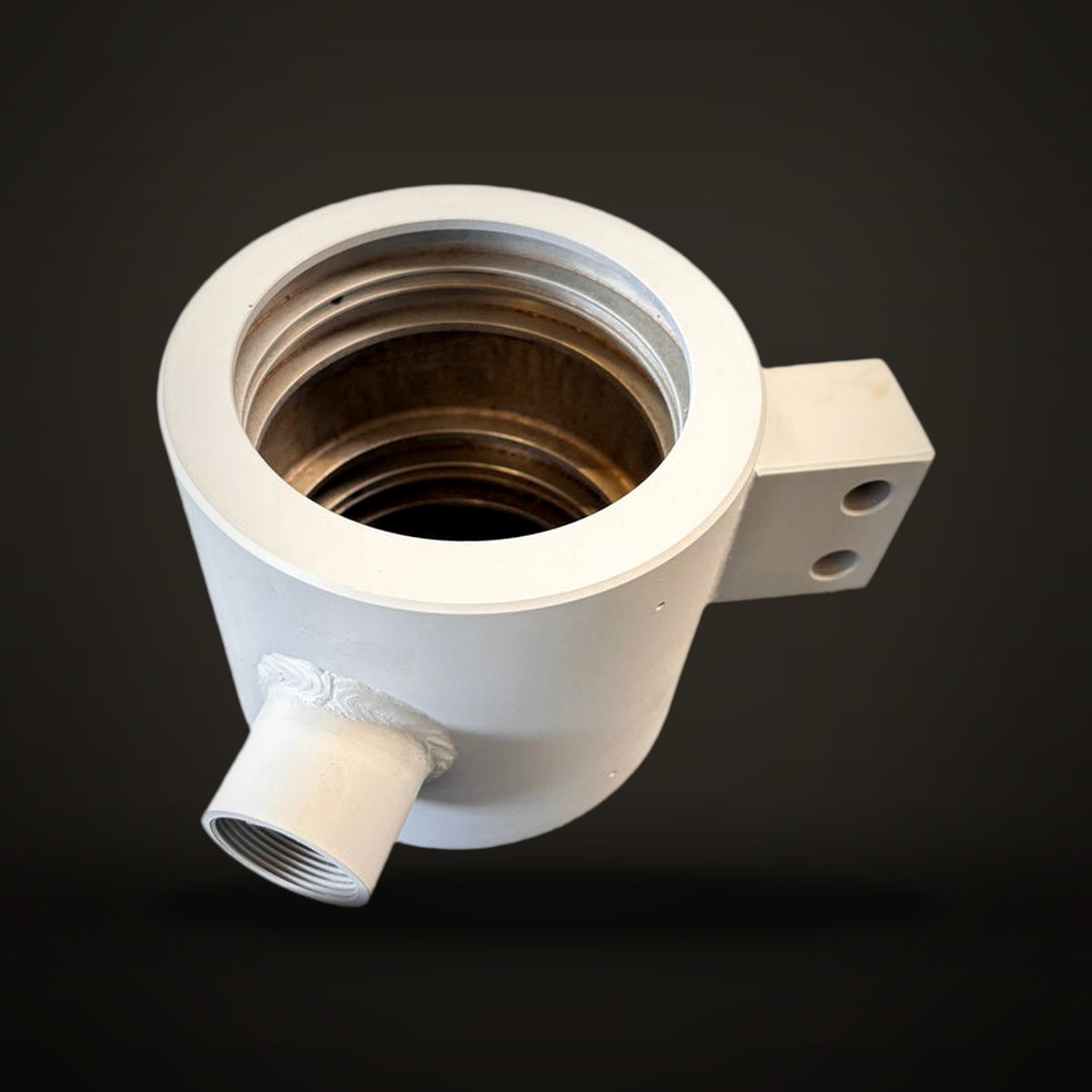 Flushing ring Ø140, 2 x grease nipples, 4 x seals, various inch connections
