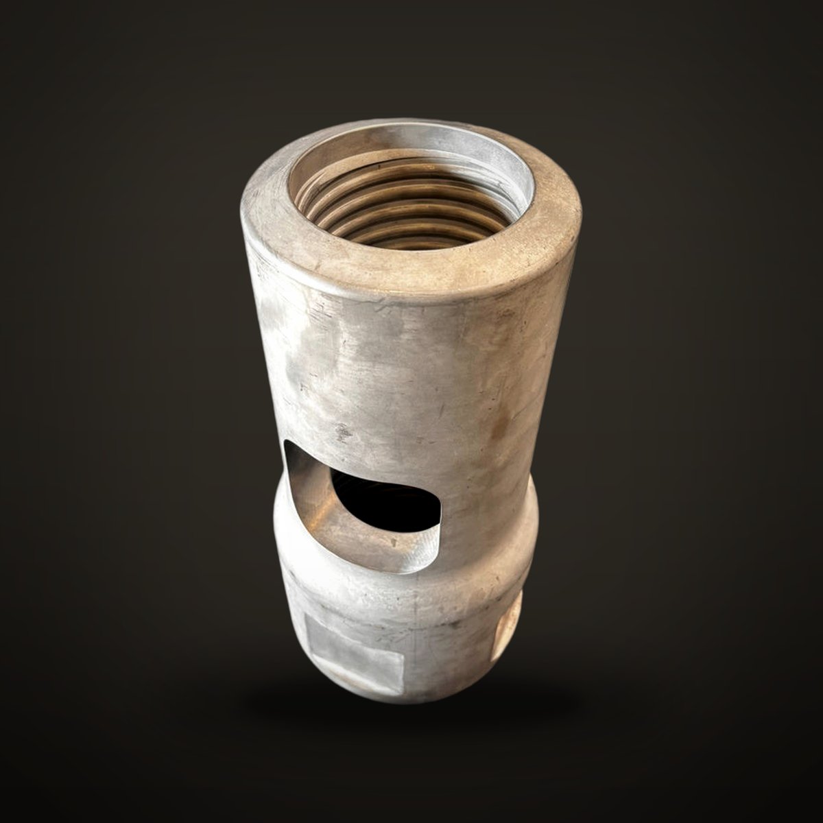 Ejection head 114,3 3-start conical lh. x 152,4 cylindrical lh. 2-start