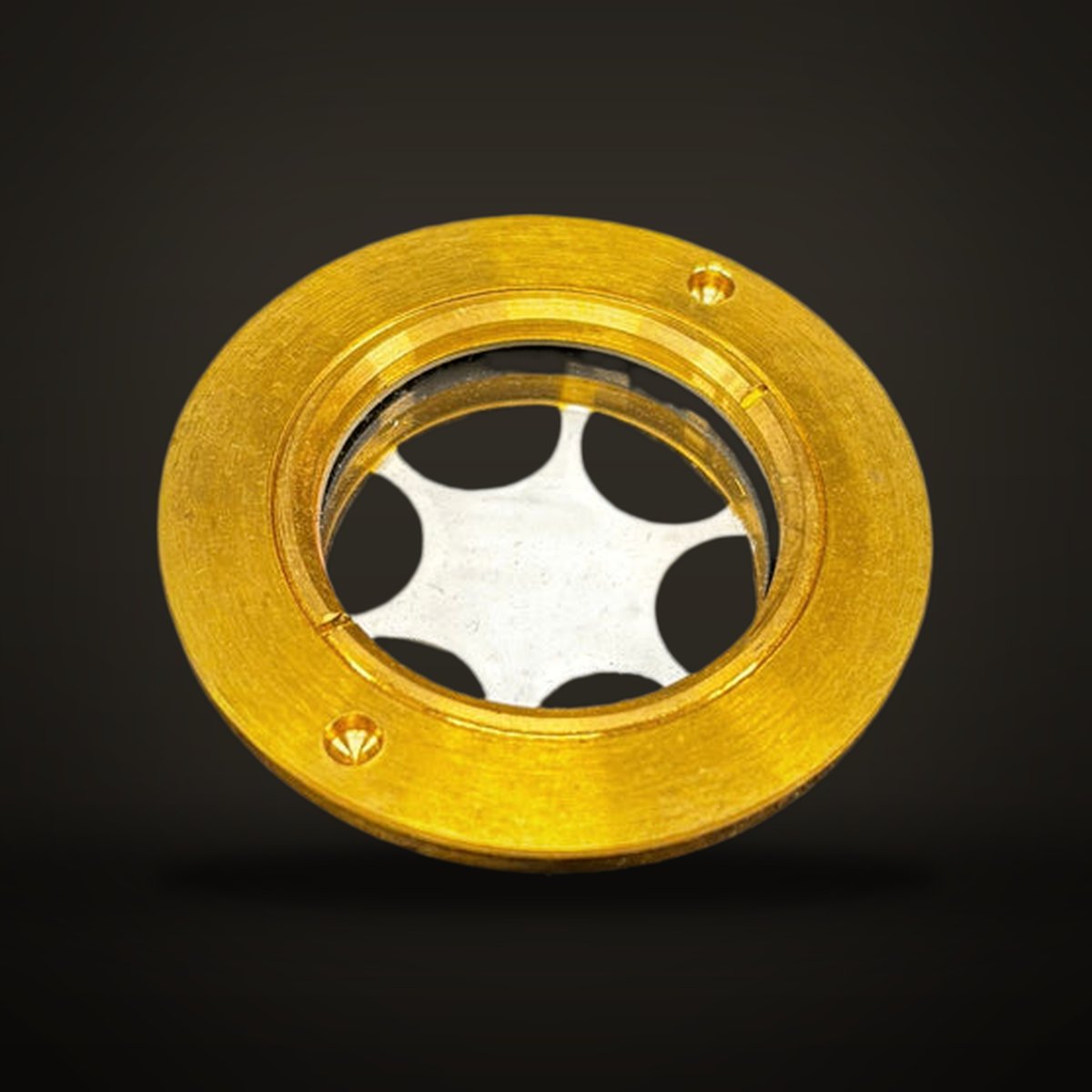 Oil level glass